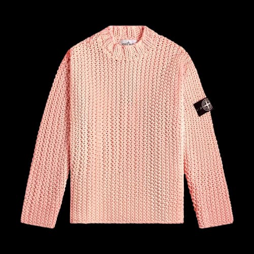 Stone Island Knitted Sweater 'Cherry'