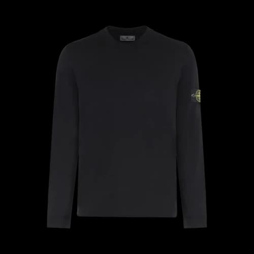 Stone Island Basic Crew Neck Sweatshirt 'Black'
