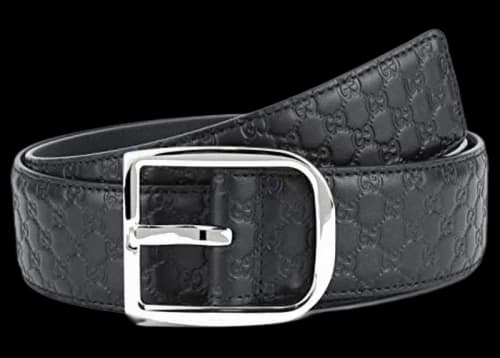 Gucci Microguccissima Belt Black