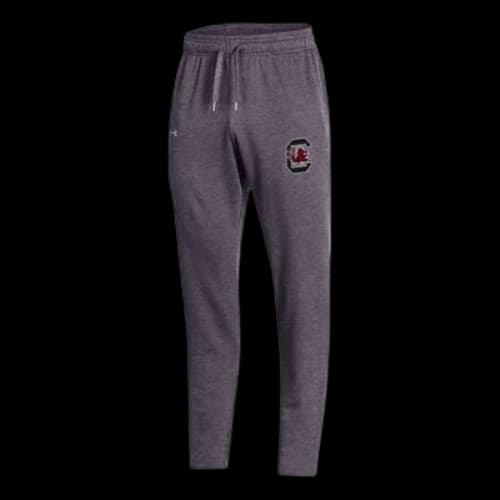 Under Armour UA All Day Fleece Collegiate Open Bottom Pants University of South Carolina 'Grey'