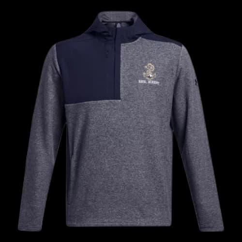 Under Armour United States Naval Academy Fleece Collegiate Hoodie 'Grey'