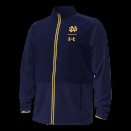 Under Armour University of Notre Dame Logo Jacket 'Navy Blue'
