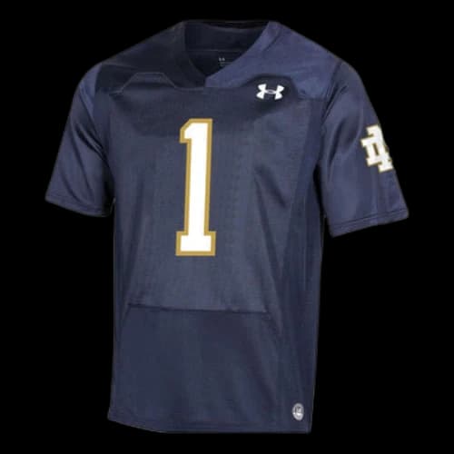 Under Armour University of Notre Dame Fighting Irish Replica Jersey 'Navy Blue'