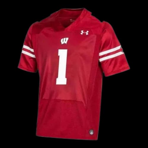 Under Armour University of Wisconsin-Madison Football Jersey 'Red'