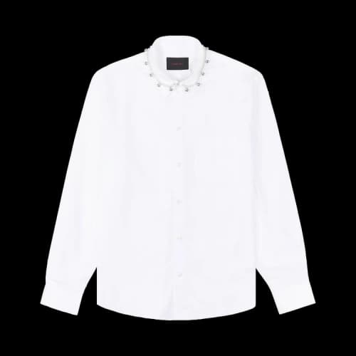 Simone Rocha Beaded Bell Classic Fit Shirt 'White'