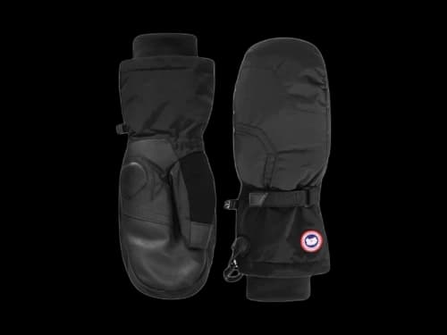 Canada Goose Black Badge Mittens Black