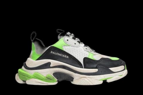 Mr. Porter x Balenciaga Triple S Trainer 'Neon Green' 2018 (Women's)