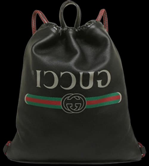 Gucci Print Drawstring Backpack (Women's)