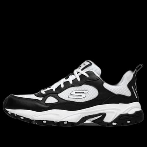 Skechers Stamina Running Shoes 'Black White'