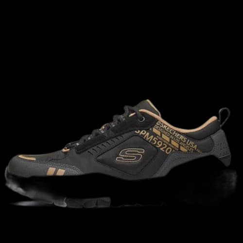 Skechers Monster Low-Top Sneakers Black/Gold