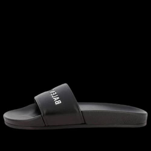 Balenciaga Pool Slides 'Black White' (Women's)