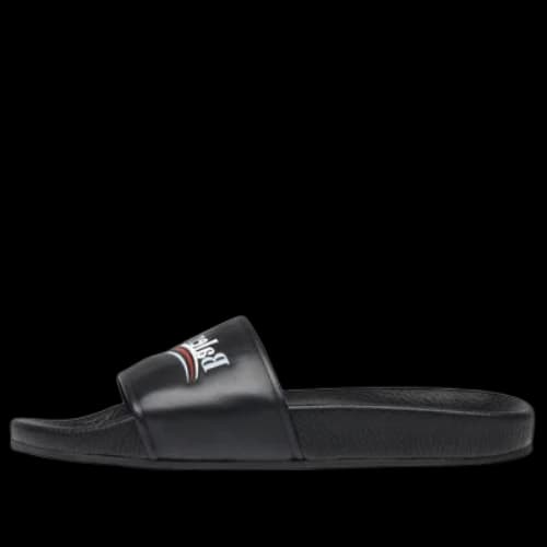 Balenciaga Pool Sandal Political Sandals Black (Women's)