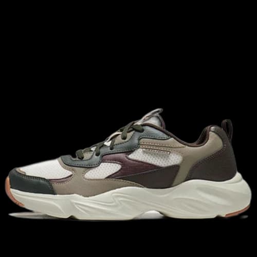 Skechers D'Lites 'Brown White Green'
