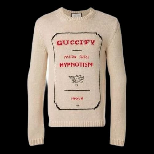 Gucci Guccify Hypnotism Sweater 'Beige'