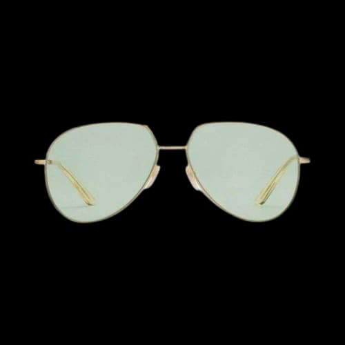 Gucci Aviator Sunglasses 'Green/Gold'