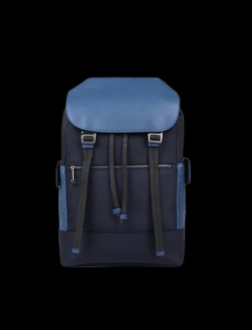 Bottega Veneta Leather Backpack Navy