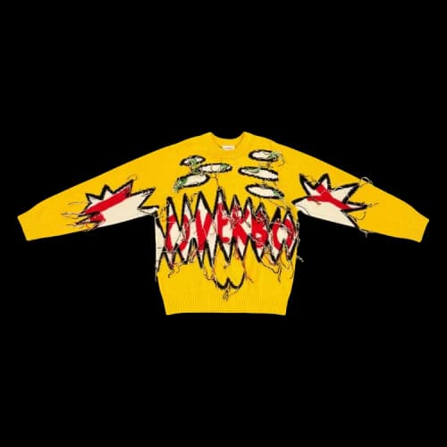 Charles Jeffrey Loverboy Guddle Logo Jumper 'Yellow'