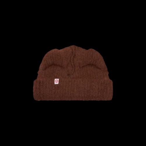 Charles Jeffrey Loverboy Alpaca Chunky Ears Beanie 'Brown'