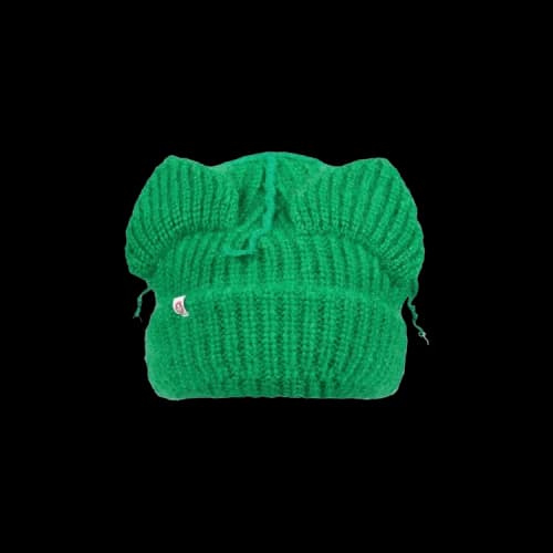 Charles Jeffrey Loverboy Mohair Chunky Ears Beanie 'Green'