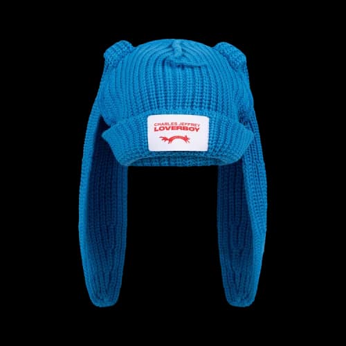 Charles Jeffrey Loverboy Chunky Rabbit Beanie 'Light Blue'