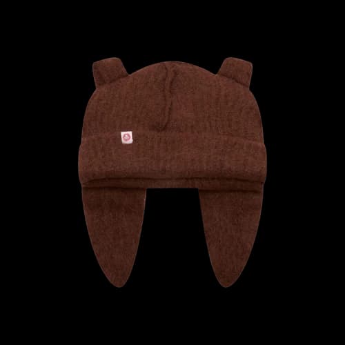 Charles Jeffrey Loverboy Alpaca Chunky Rabbit Beanie 'Brown'