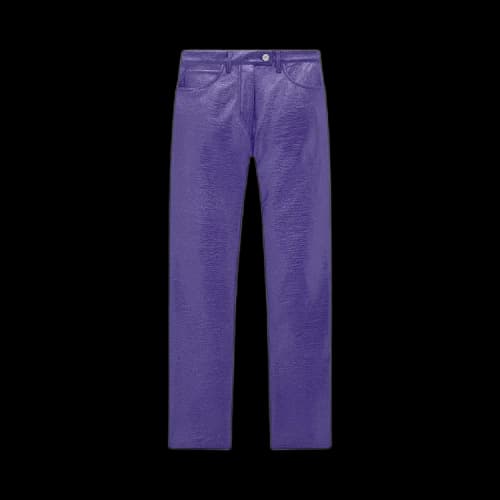 Courrèges Vinyl Pants 'Ultraviolet'
