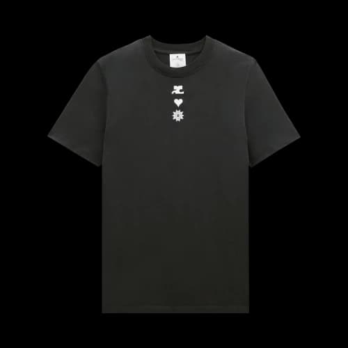 Courrèges T-Shirt 'Stonewashed Grey'