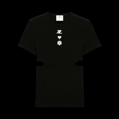 Courrèges T-Shirt 'Black'