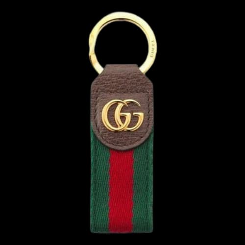Gucci Ophidia Keychain 'Red Green'
