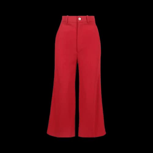 Gucci Web Striped Bootcut Pants 'Red'