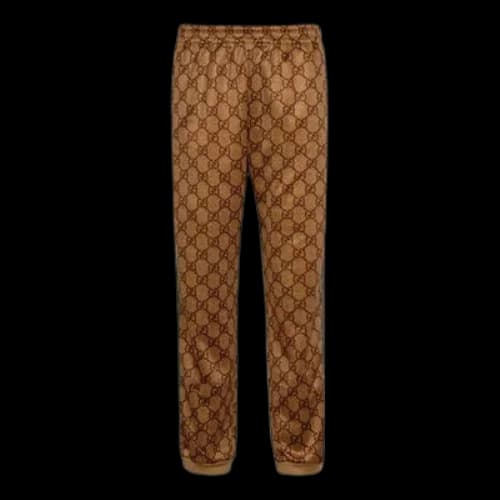 Gucci GG Technical Jersey Jogging Pant 'Brown'