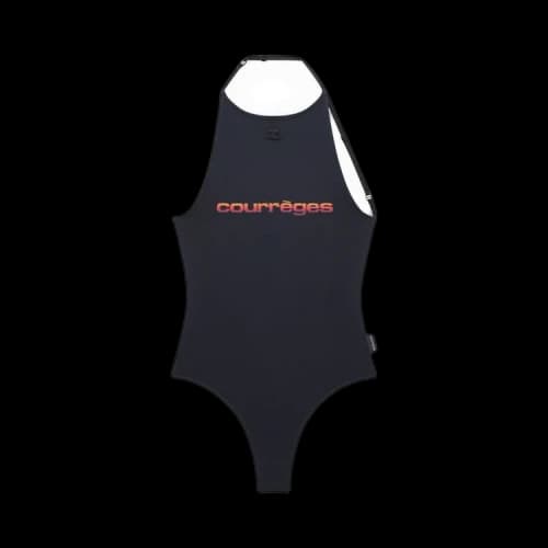 Courrèges Lingerie Tech Jersey Body 'Black'