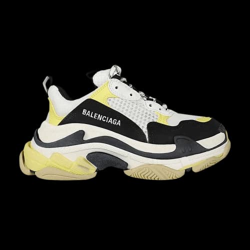 Balenciaga Triple S 'Black Yellow' (Women's)