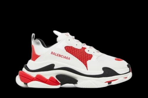 Balenciaga Triple S Sneaker 'White Black Red' (Women's)