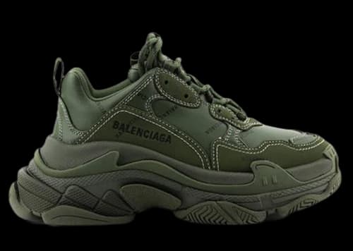 Balenciaga Triple S All Over Olive (Women's)