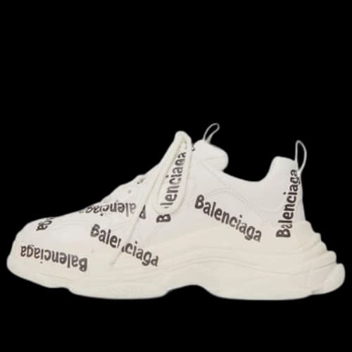Balenciaga Triple S 'Logotype - White' (Women's)