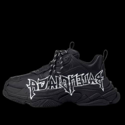 Balenciaga Triple S Diy Metal 'Black White' (Women's)
