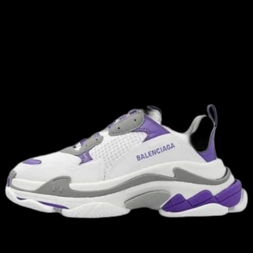 Balenciaga Triple S 'White Purple' (Women's)