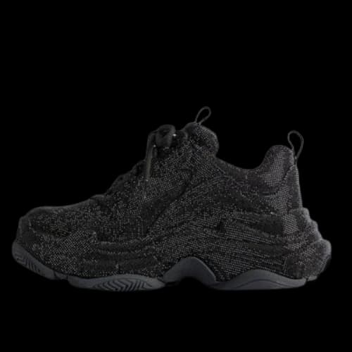Balenciaga Triple S 'Black Rhinestones' (Women's)