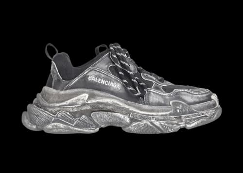 Balenciaga Triple S Faded Black (Women's)