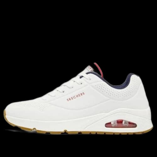 Skechers Uno 'White Navy Red'