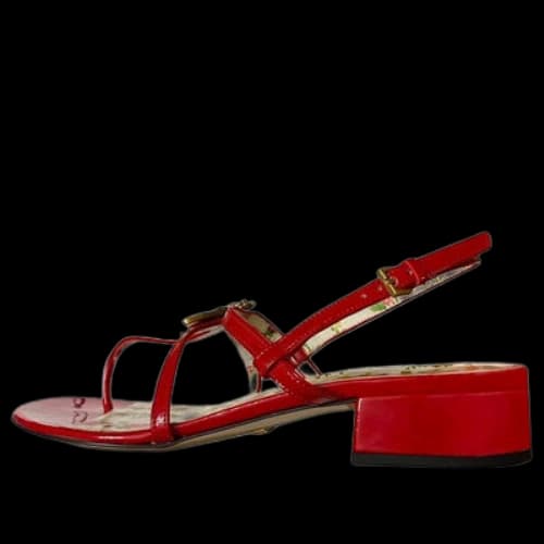 Gucci Bee Thong Sandal 'Hibiscus Red' (Women's)