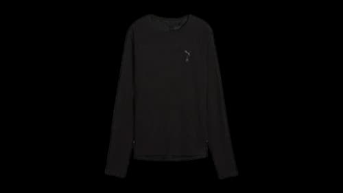Puma Women's Seasons Wool Crew Neck Long Sleeve T-Shirt Black