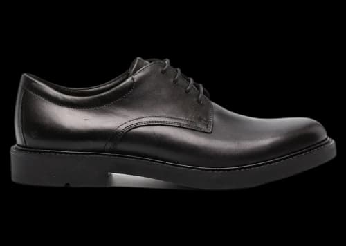 Ecco Metro London Derby Shoes Black