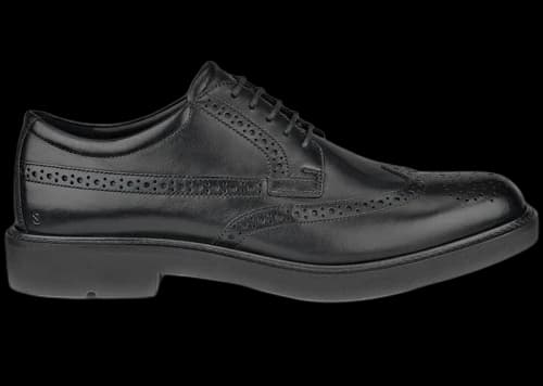 Ecco Metropole London Wingtip Formal Shoe Black