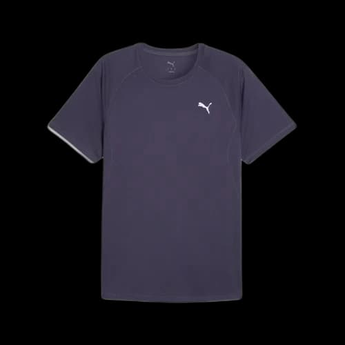 PUMA Velocity Running T Shirts Men's Deep Ink Crew Neck Moderate