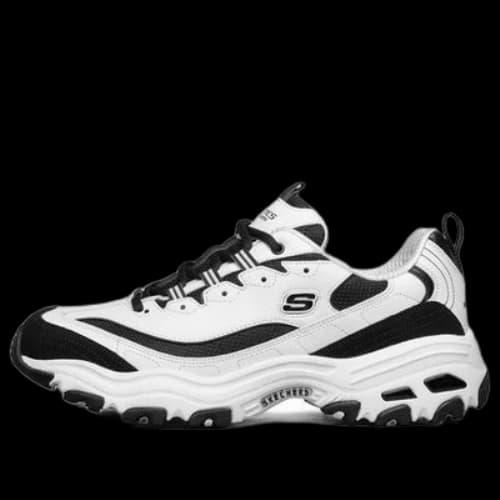 Skechers D lites Running Shoes White/Black