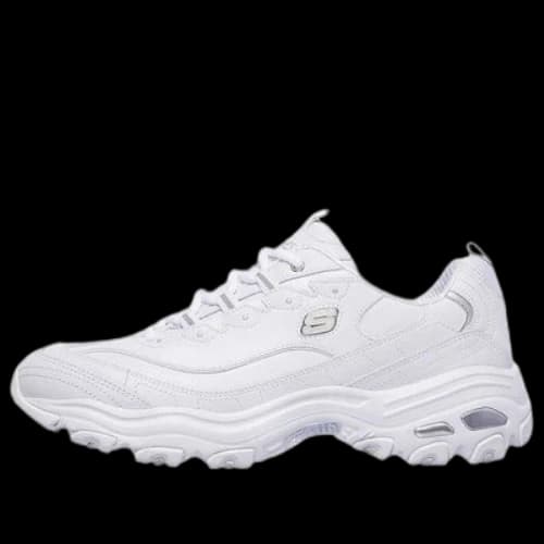 Skechers D'Lites 1.0 Low-Top Running Shoes White