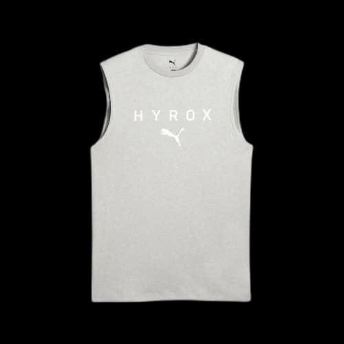 PUMA HYROX Tank Tops Unisex Gray Crew Neck Moderate Other