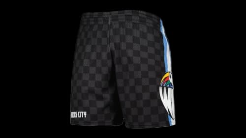 Mitchell & Ness Sporting Kansas City City Mesh Shorts Black